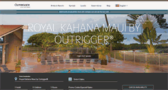 Desktop Screenshot of outriggerroyalkahanacondo.com